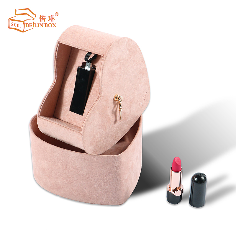 Heart-shaped Lipstick Velvet Gift Box